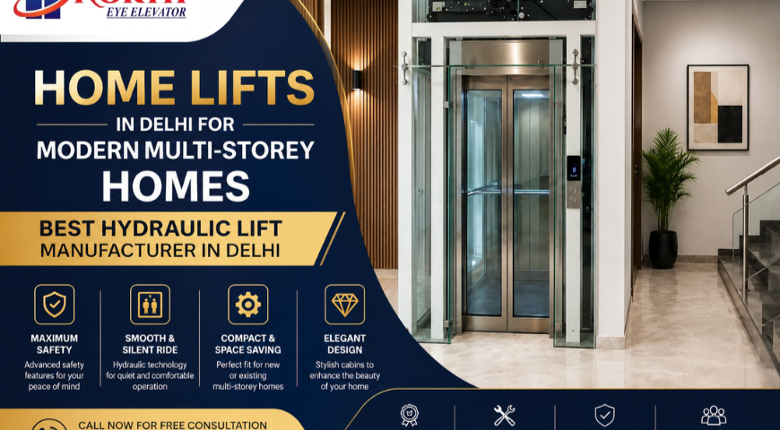 Hydraulic Home Lifts Manufacturer in Delhi