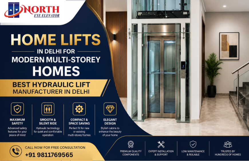 Hydraulic Home Lifts Manufacturer in Delhi
