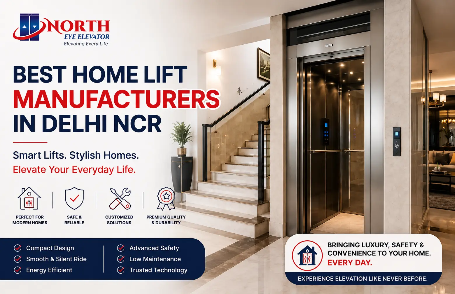 Best home lift manufacturers in delhi ncr